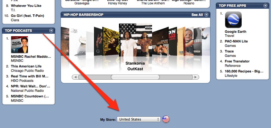 itunes_country itunes country Jak si založit US iTunes Store (AppStore) účet zdarma