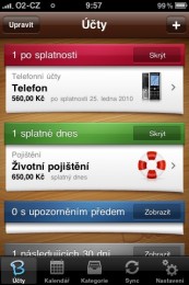 Bills iphone aplikace 1 173x260   Bills   placení účtů pod kontrolou