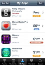 appshopper iphone2 180x260   AppShopper   mějte aplikace pod kontrolou