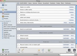 ThingsMAC 260x189   Srovnání GTD aplikací Firetask a Things