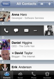 socialphone1 socialphone1 180x260 SocialPhone: propojení telefonu se sociálními sítěmi