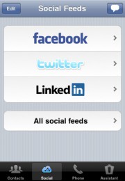 socialphone3 socialphone3 180x260 SocialPhone: propojení telefonu se sociálními sítěmi