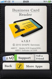 BC Reader 8 173x260   Business Card Reader přečte a uloží vaše vizitky