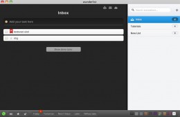 wunderlist Inbox wunderlist Inbox 260x169 Je nejlepší GTD aplikace OmniFocus? 3. část – srovnání
