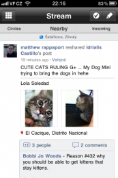 GPlus Nearby IMG 1382 173x260 Google+ už má i aplikaci pro iPhone