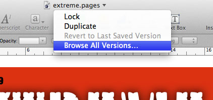 nabidka nabidka Průvodce Mac OS X Lion – II. díl – Auto Save, Version a Resume