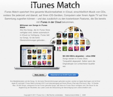 iTunes Match Germany Germany 464x400 Apple spouští iTunes Match celosvětově včetně ČR