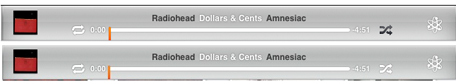 hudba playing   iOS 5 a jeho nekonzistentní uživatelské rozhraní