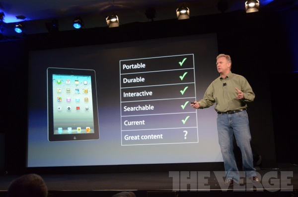 Education event: Apple představil učebnice pro iPad a aplikaci iTunes U