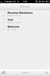 markdown ios 1 173x260   Šikovný textový editor Byword pro Mac i iOS