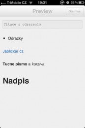 markdown ios 3 173x260   Šikovný textový editor Byword pro Mac i iOS