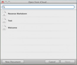 markdown mac 3 260x217   Šikovný textový editor Byword pro Mac i iOS