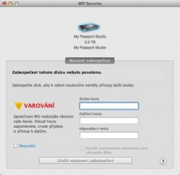Western Digital My Passport Studio externí disk s unibody WD Security 260x253 Western Digital My Passport Studio externí disk s unibody