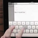 Funkční koncept, jak vylepšit editaci textu na iPadu