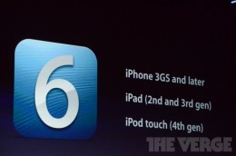 apple wwdc 2012  1117 260x172   iOS 6 přináší řadu novinek. Mimo jiné nové mapy