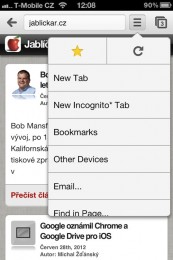 Recenze Google Chrome pro iOS chrome iphone 02 173x260 Recenze Google Chrome pro iOS