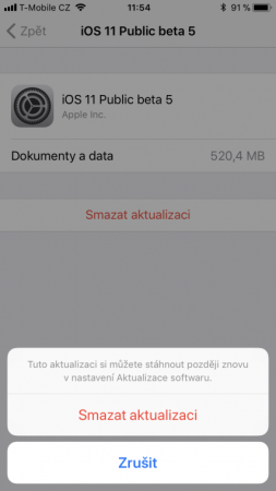 Nejde vám aktualizovat Public beta iOS 11? Řešení je snadné Náhled