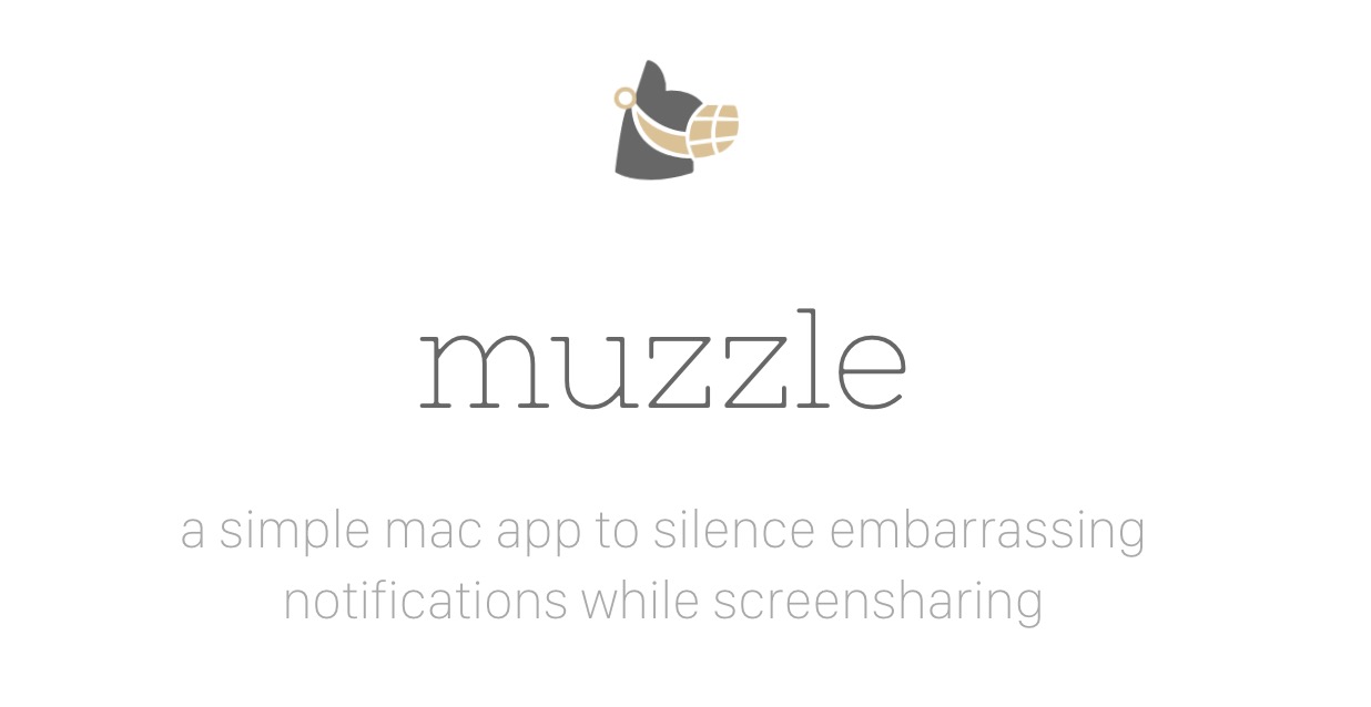 Aplikace Muzzle zajistí, že screensharing proběhne bez nežádoucích notifikací Náhled