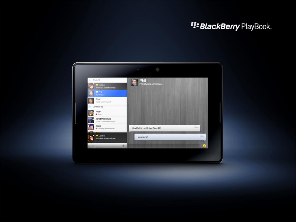 PlayBook BBM RIM BlackBerry