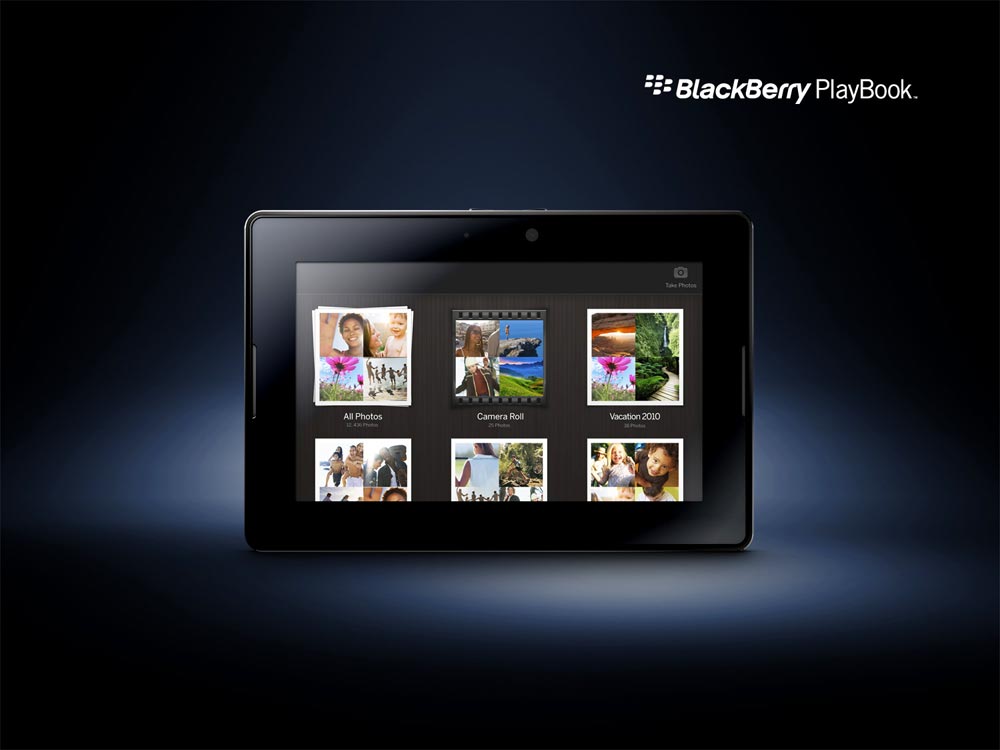 PlayBook photogallery RIM BlackBerry