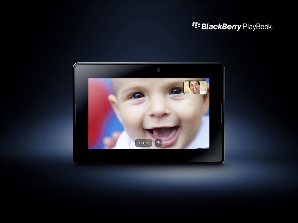 PlayBook videoconference RIM BlackBerry