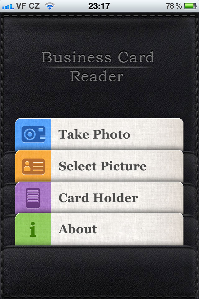 Business Card Reader