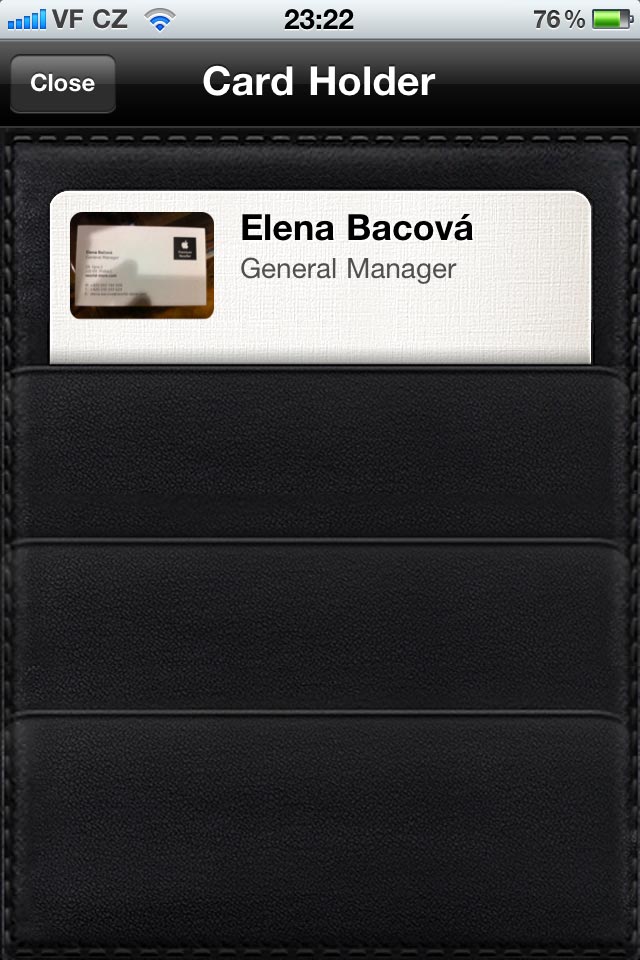 Business Card Reader