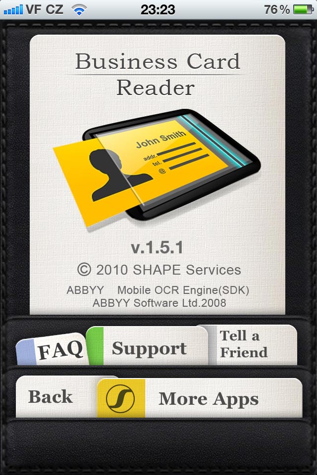 Business Card Reader