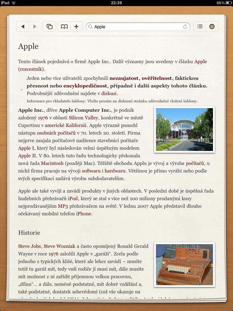 Articles for iPad