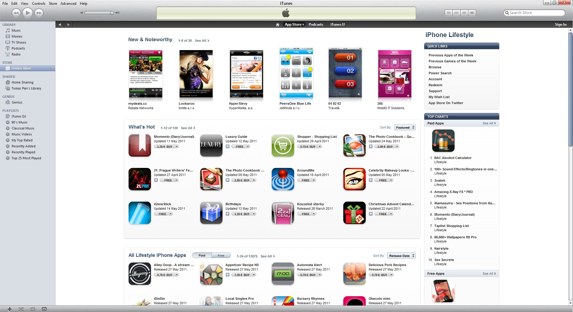 itunes lifestyle 20110526 1misto