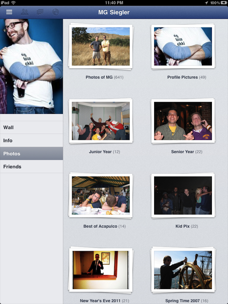 Facebook iPad 4