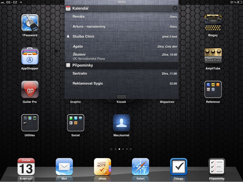 Calendar iPad 2