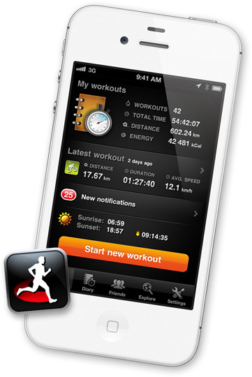 iphone 4S sports tracker