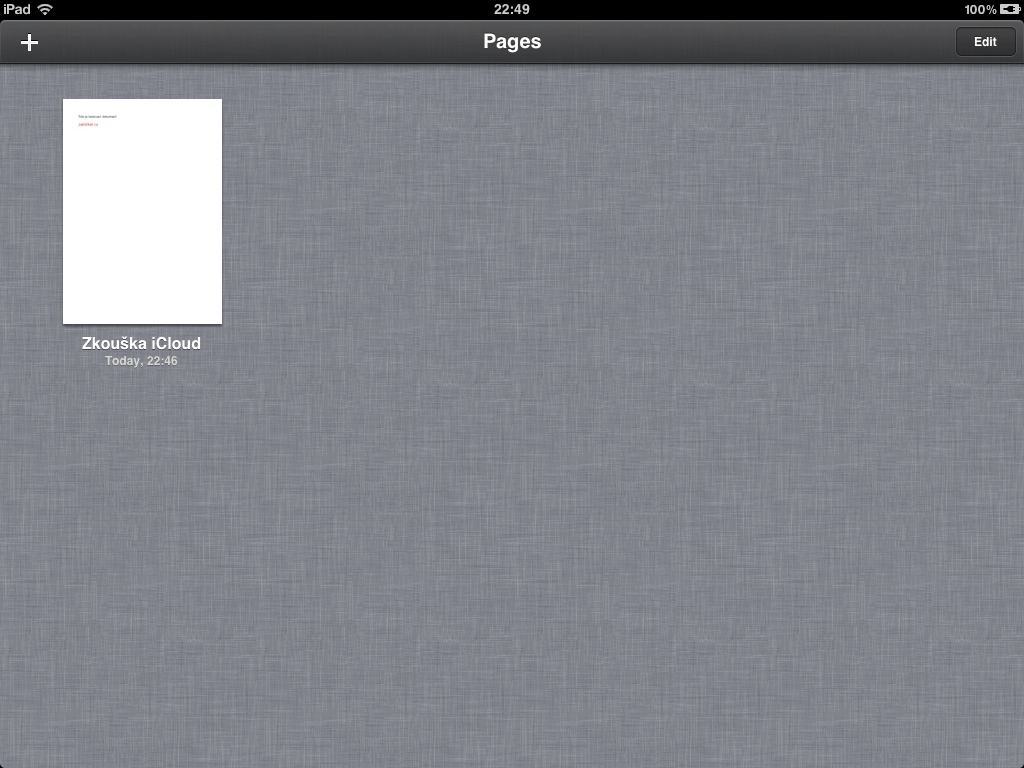 Pages iPad