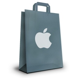 Apple bag icon