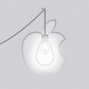 apple light bulb icon