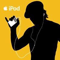 ipod reklama icon
