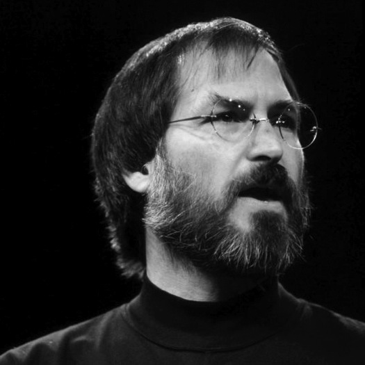 steve jobs beard icon