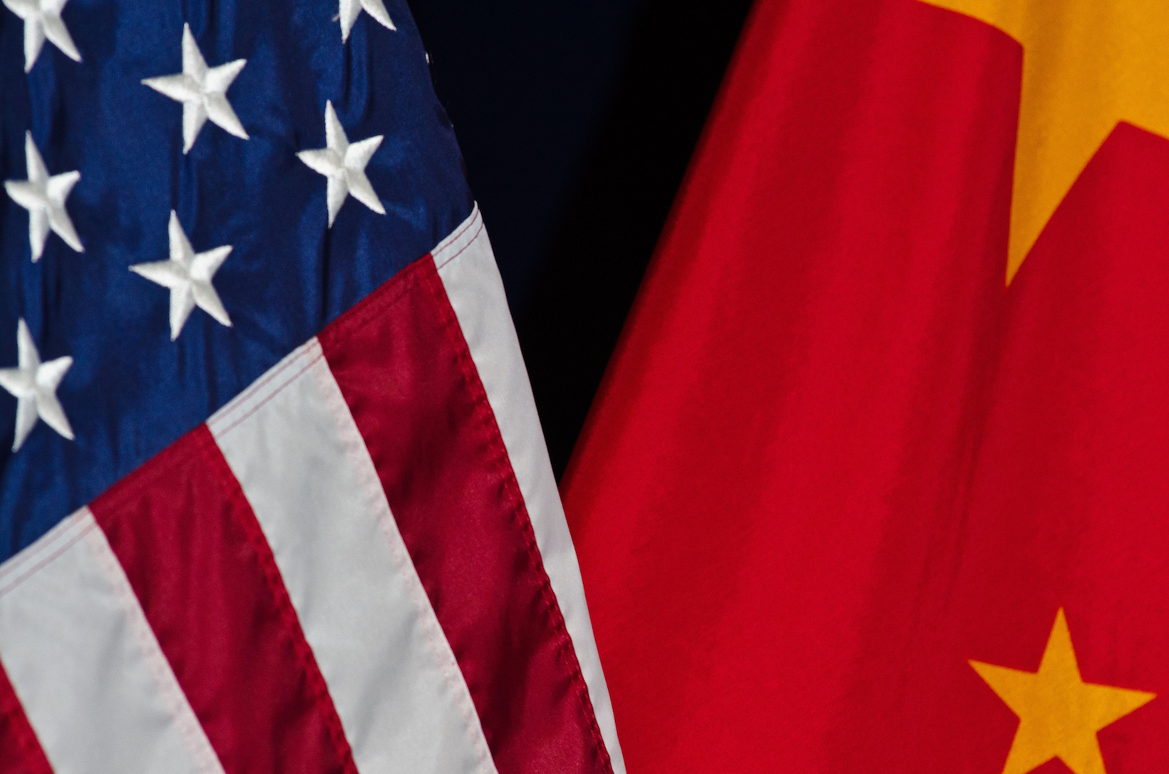 usa china flag