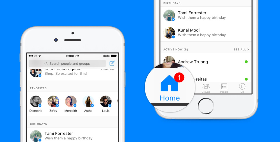 messenger home