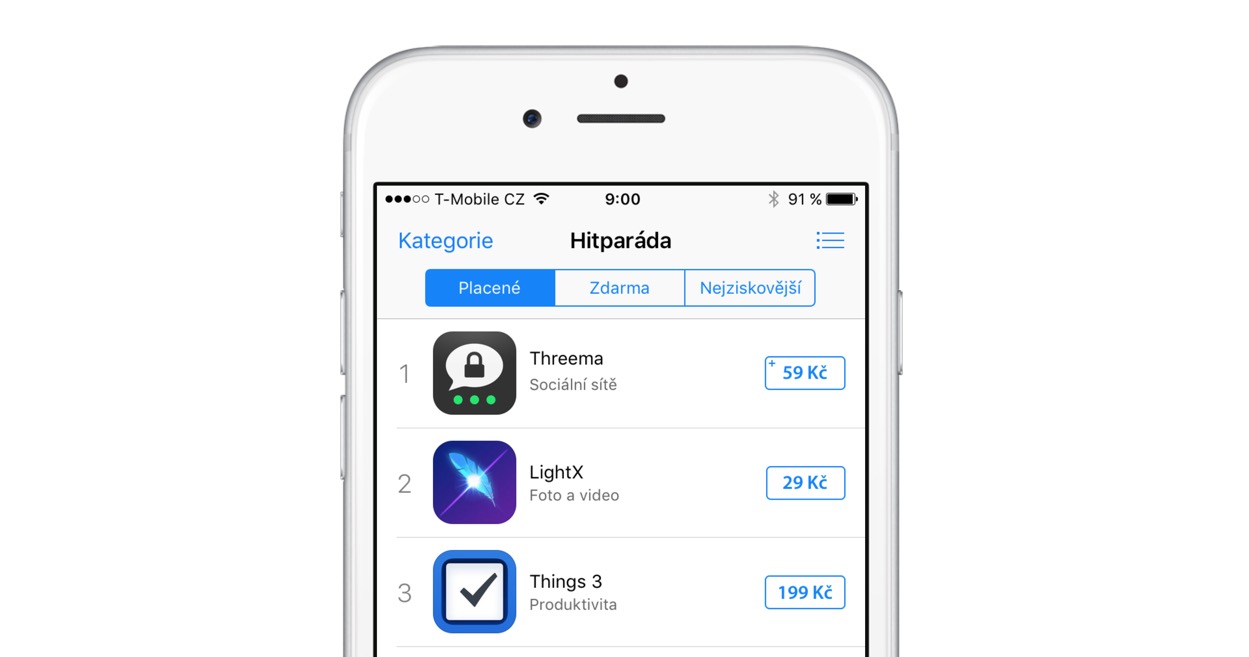 appstore CZK
