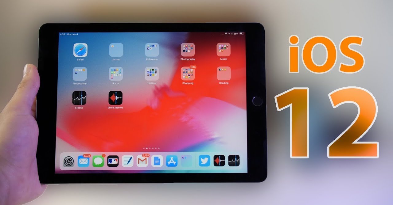 ios 12 ipad free download