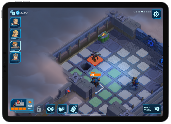 Spaceland screenshot hry iPad