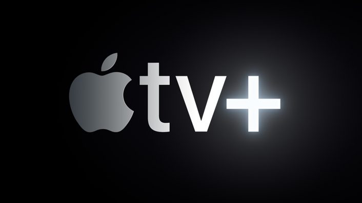 Apple TV+ logo cerne