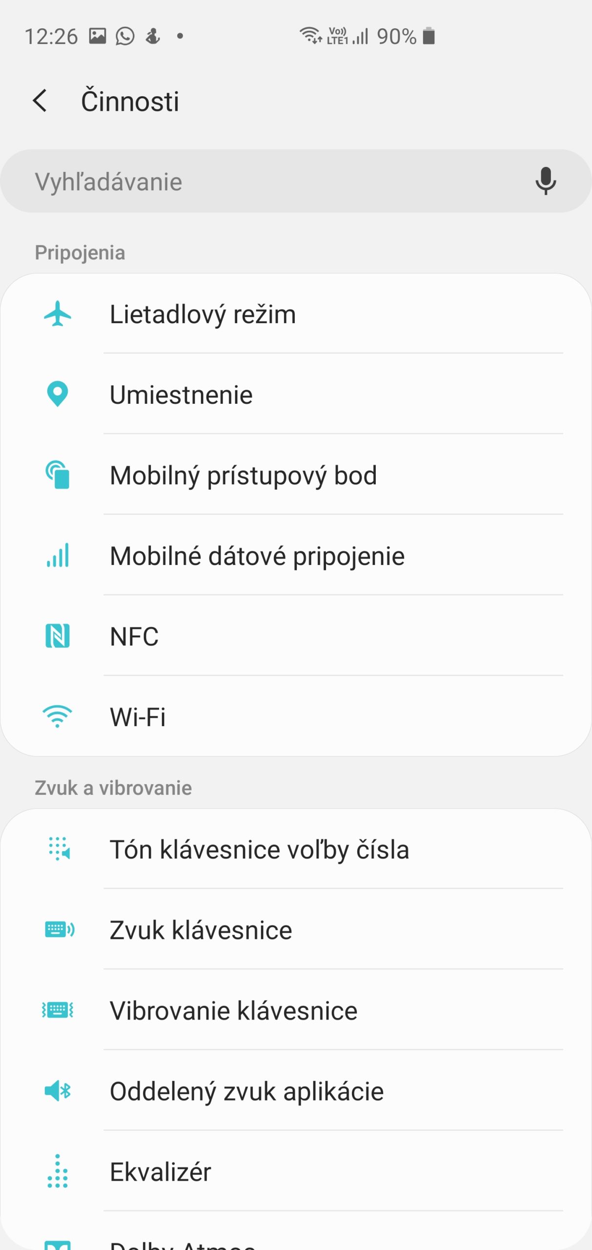 Bixby Routines rezim AirPods Potom