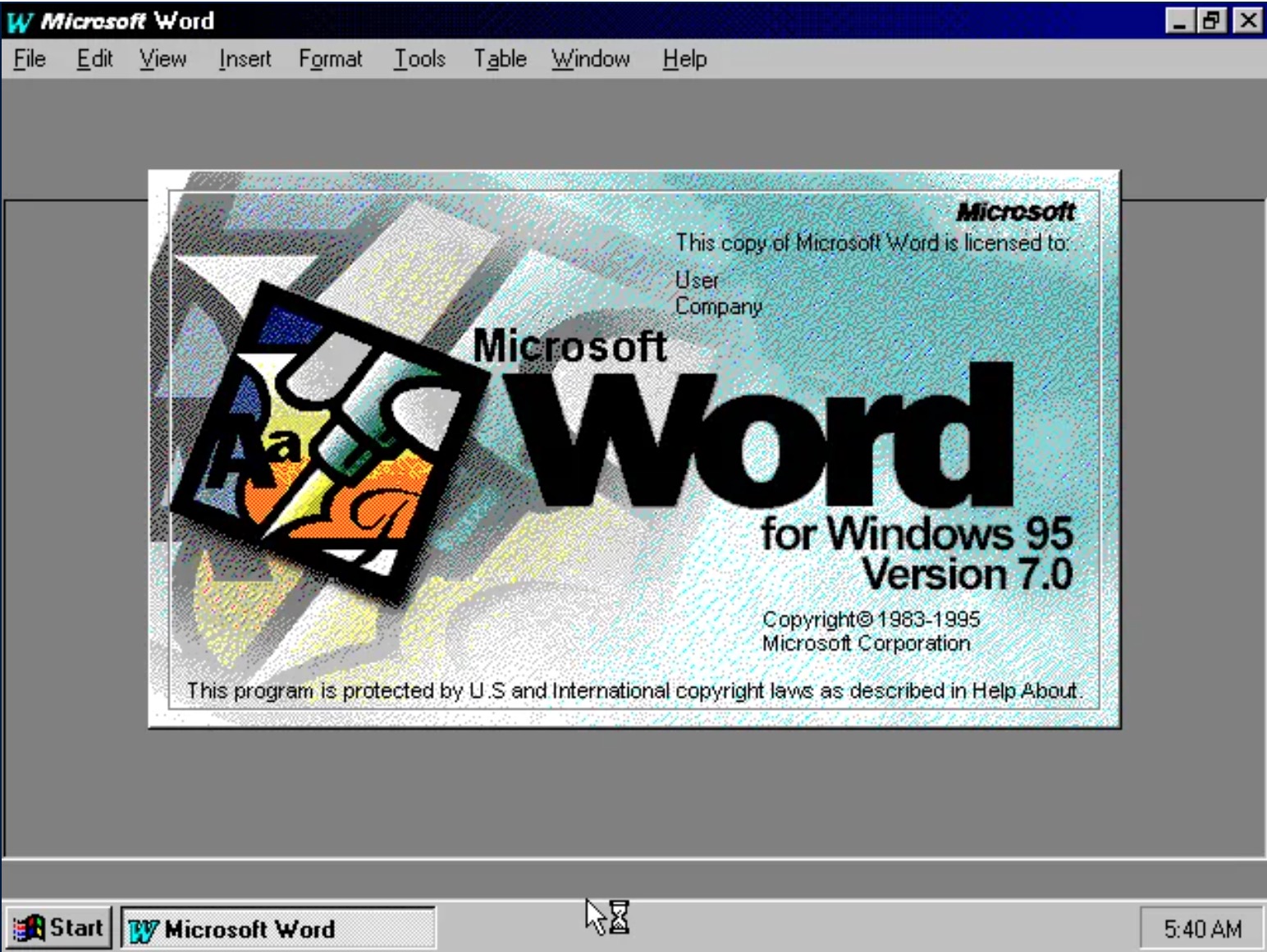 Word 6. Виндовс 95 ворд. Ворд 1995. Microsoft Office 1995. Майкрософт ворд 1995.