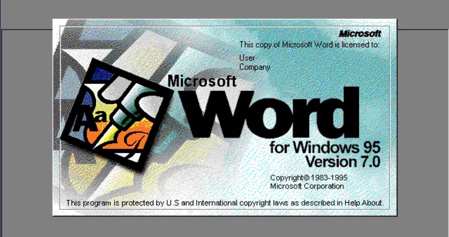 0 word. Майкрософт офис 95. Microsoft Word 95. Microsoft Office 1995. Microsoft Word 1990.