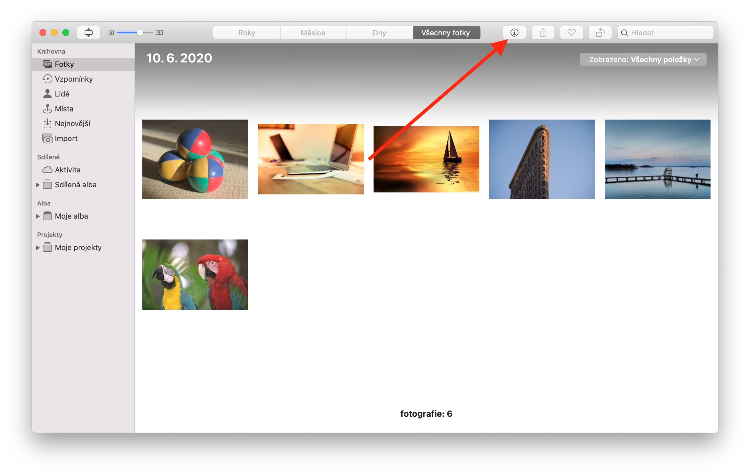 Fotky Mac prace s fotkami