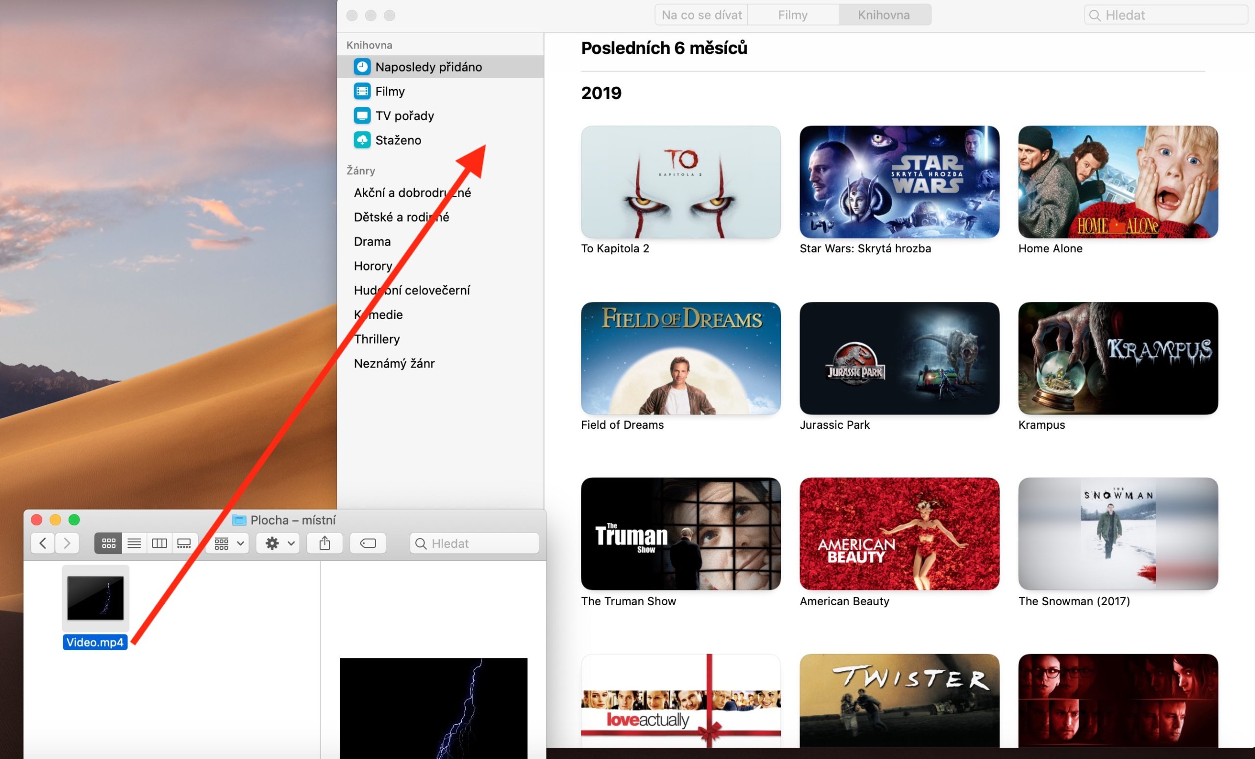 Apple TV na Macu prace s knihovnou 1 Apple TV na Macu prace s knihovnou