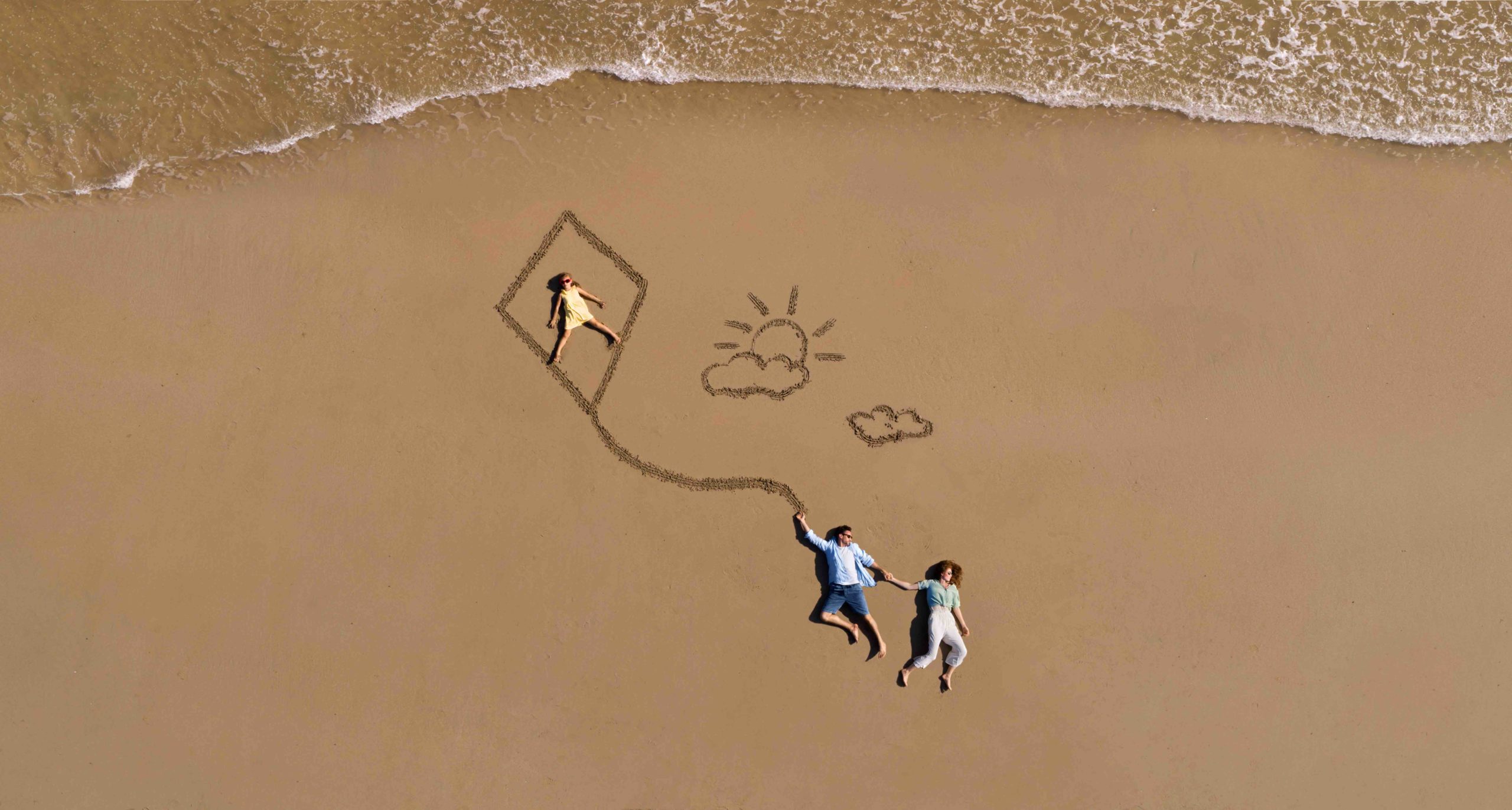 DJI Mini 2 Flying kites